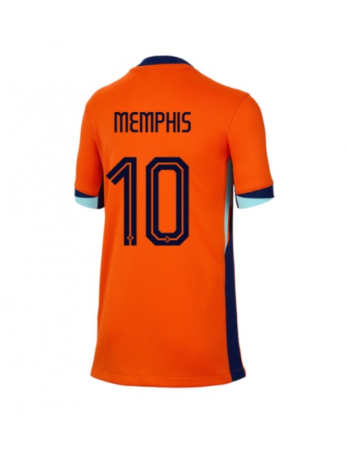 Billige Nederland Memphis Depay #10 Hjemmedrakt Dame EM 2024 Kortermet Billige Nederland Memphis Depay #10 Hjemmedrakt Dame EM 2024 Kortermet